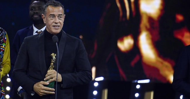 Italian director Matteo Garrone on stage in the occasion of the 69th edition of the David di Donatello Awards at Cinecitta Studios in Rome, Italy, 3 May 2024. ANSA/RICCARDO ANTIMIANI