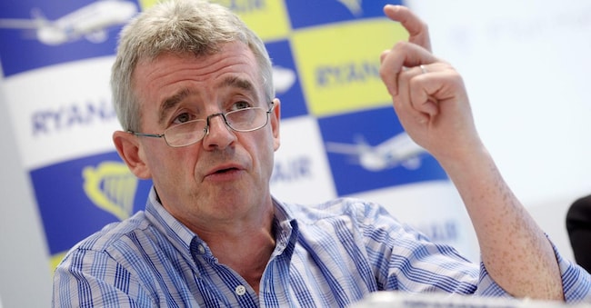 Il ceo di Ryanair Michael O’Leary 