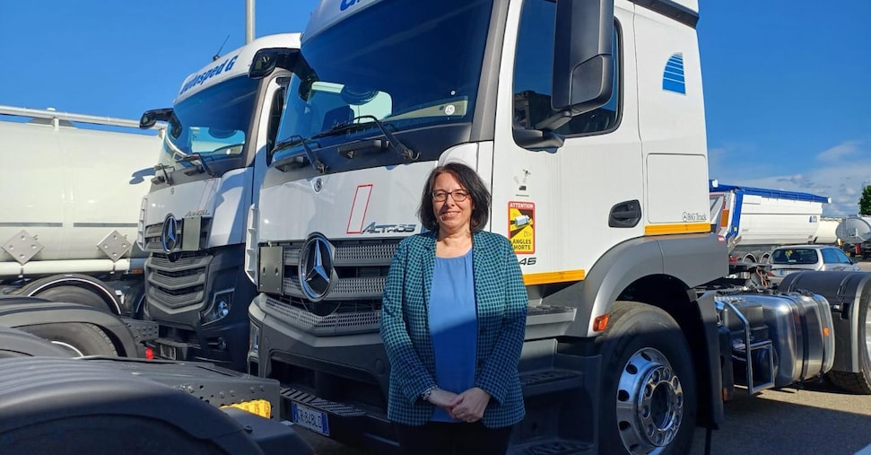 Barbara Agogliati, with an app, drives two thousand drivers and four thousand trucks