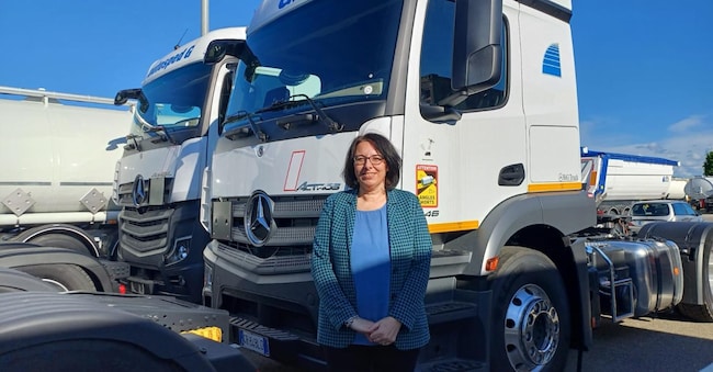 Barbara Agogliati, 52 anni, ingegnere nucleare, è fleet manager di Autosped G
