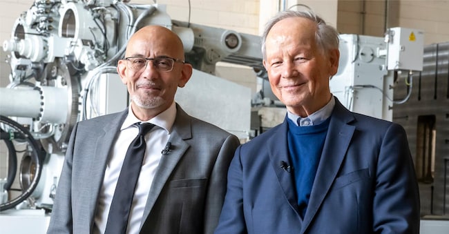 Fiorenzio Dioni (a sinistra) e Richiard Oberle (a destra)