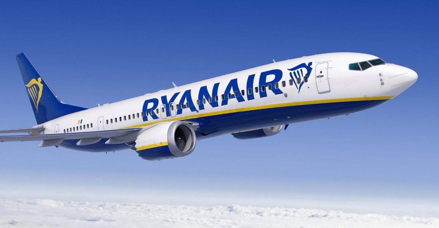 Ryanair in Calabria: 15 le nuove rotte Ecco lo schedule