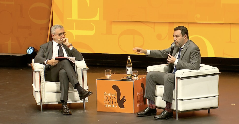 Festival dell’economia, Salvini: «Il salva casa non è un condono». Messaggio del Papa: pace bene primario
