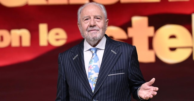 19/10/2023 Roma. Rai 1, presentazione della trasmissione televisiva Ballando con le Stelle. Nella foto Antonio Caprarica
