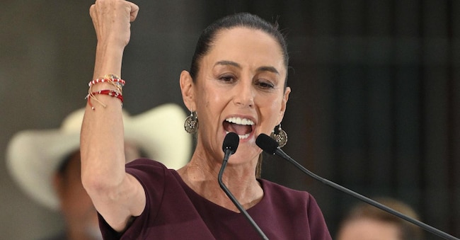  Claudia Sheinbaum (Photo by CARL DE SOUZA / AFP)
