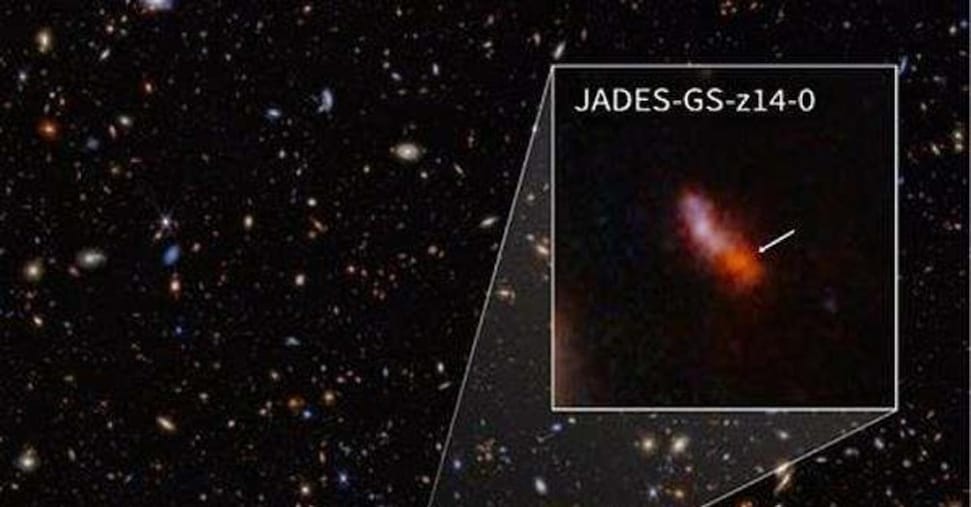 Osservata «Jades-GS-Z14-0», la galassia più vicina al momento del Big Bang