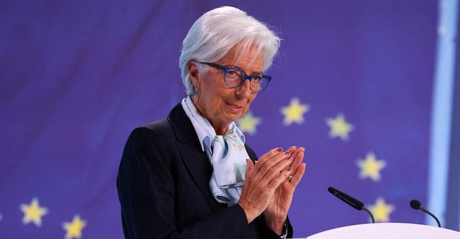 La presidente della Banca centrale europea Christine Lagarde