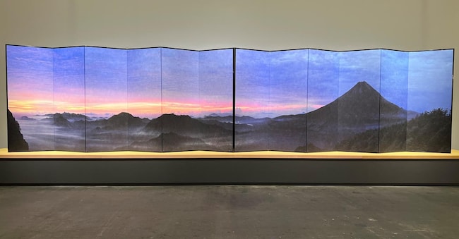 Hiroshi Sugimoto, Mt. Fuji, 2022, 182 x 760 x 30 cm, edition of 3