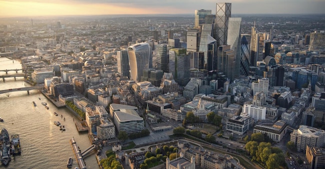 Veduta di Londra