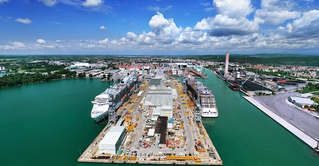 Il cantiere di Monfalcone