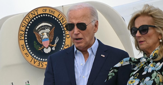  Joe Biden e la first Lady Jill Biden  (Photo by Mandel NGAN / AFP)