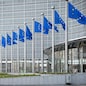 18/04/2023 Bruxelles, l'edificio Berlaymont che ospita la sede della Commissione Europea, il ramo esecutivo dell'UE