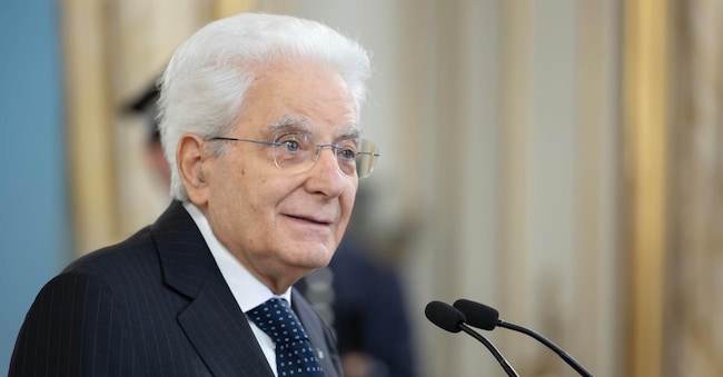 Il Presidente della Repubblica Sergio Mattarella i
