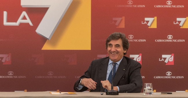 Presentazione dei palinsesti di La7 all’Hotel Principe di Savoia con Urbano Cairo 