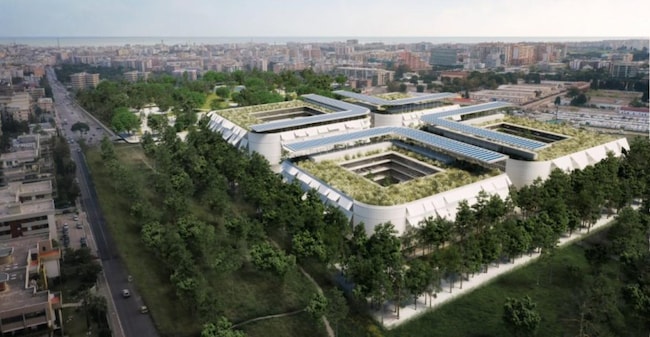 Il progetto del nuovo Parco della Giustizia di Bari