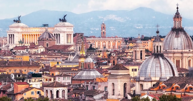 Panorama del centro di Roma