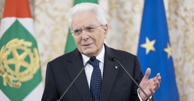 IL PRESIDENTE DELLA REPUBBLICA SERGIO MATTARELLA