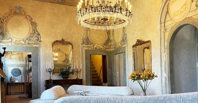 L’interno della villa