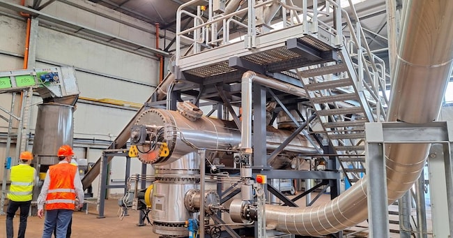 L’impianto pilota di Ozzano (Bologna)