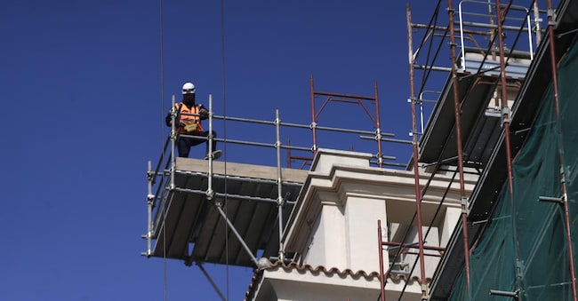 Foto Cecilia Fabiano/LaPresse 20 –02-2023 Roma, Italia - Politica - Superbonus edilizio, riunione tra il governo e le categorie interessate a Palazzo Chigi - Nella Foto : cantieri edili February 20 , 2023 Rome, Italy -Politics - Superbonus building, meeting between the government and the categories interested in Palazzo Chigi In the photo : building sites