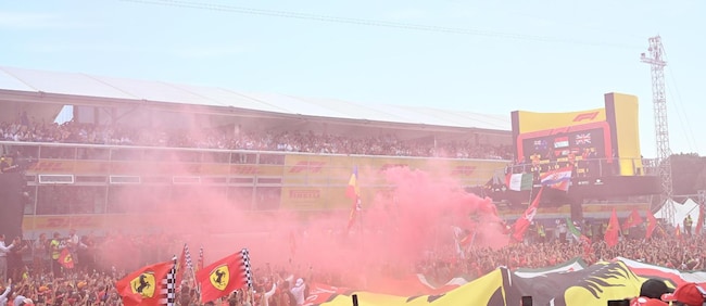 Podium du Grand Prix d'Italie