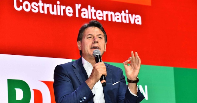 Il presidente del M5s, Giuseppe Conte, alla Festa dell'Unità di Reggio Emilia, 06 settembre 2024.
ANSA/ STEFANO ROSSI