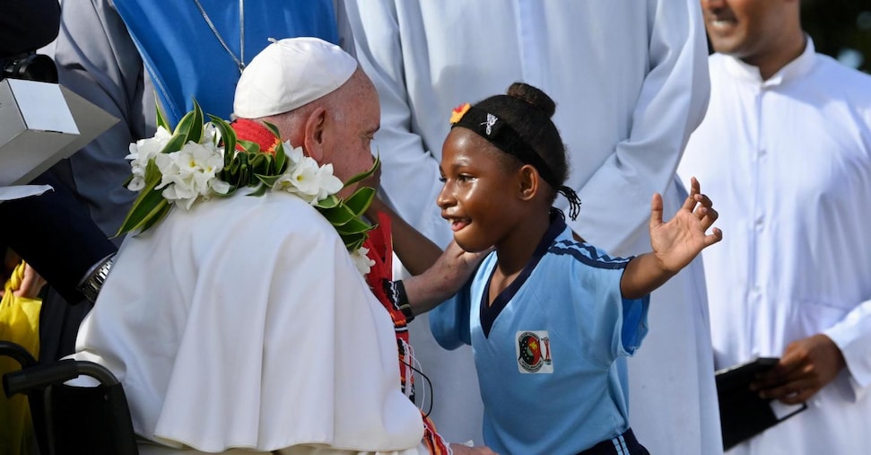 Papa Francesco arrivato a Timor Est Papa Francesco arrivato a Timor Est