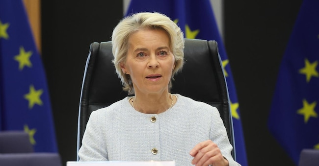 La presidente della Commissione europea Ursula Von der Leyen 