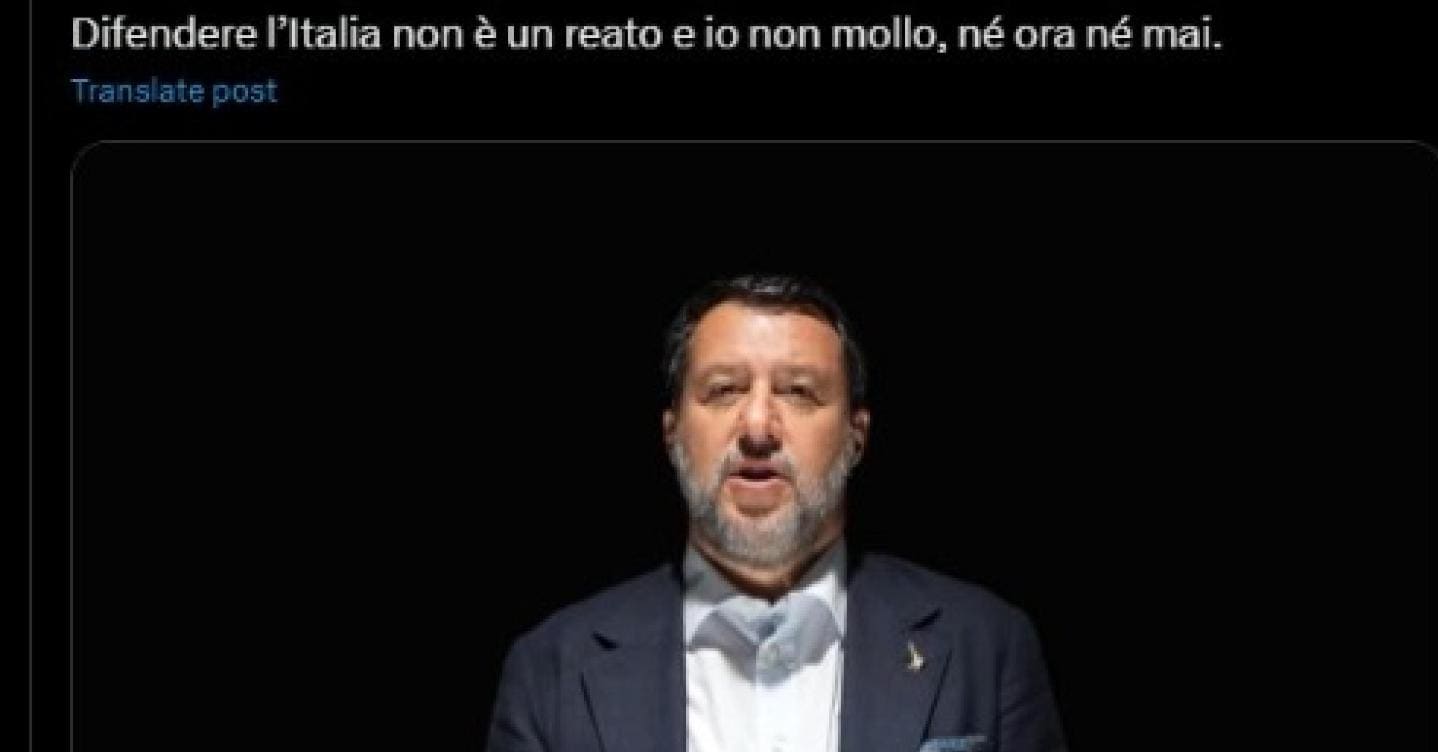 Open Arms, il pm chiede sei anni di carcere per Salvini. Meloni: gravissimo trasformare in crimine la difesa dei confini