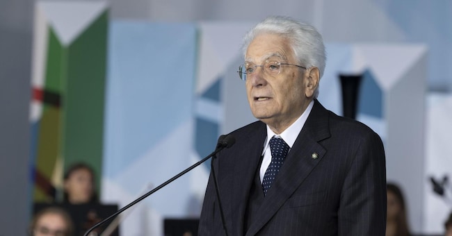 Il Presidente della Repubblica Sergio Mattarella. (Ansa)