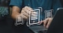 Electronic signature document management business contract online digital technology concept, E-signing application.