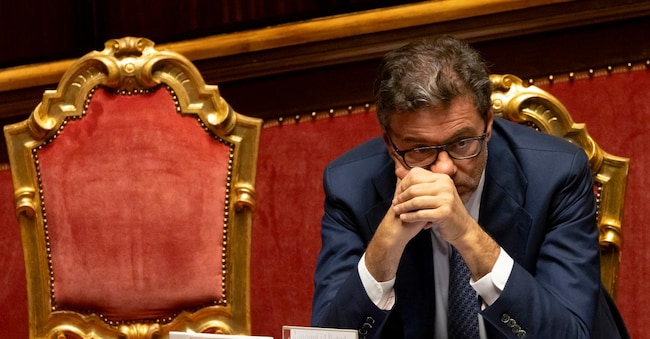 Il ministro dell’economia Giancarlo Giorgetti