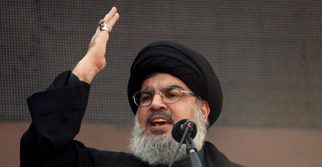 Hassan Nasrallah nel 2013.