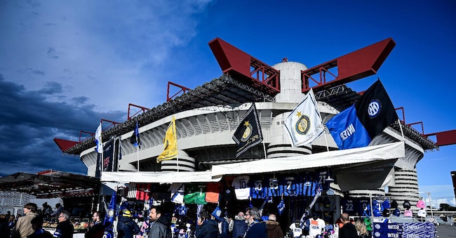 Lo stadio San Siro di Miano (Afp)