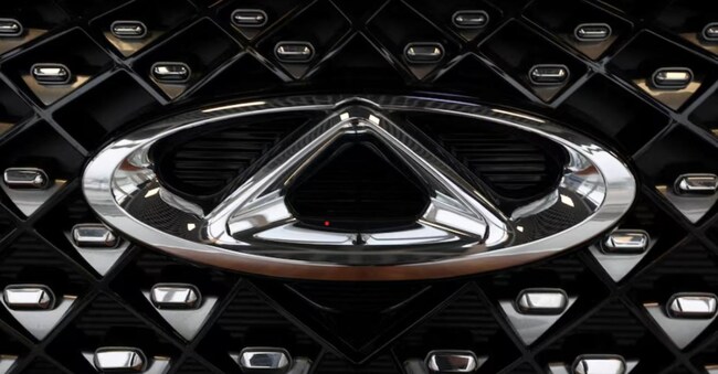 Il logo della casa automobilistica cinese Chery. REUTERS/Tatiana Meel
