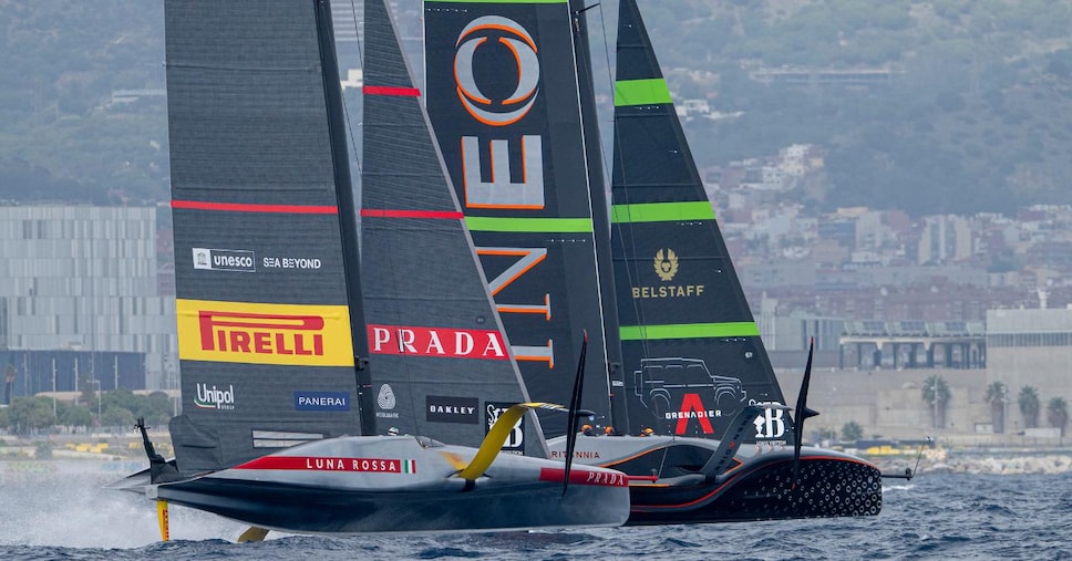 Britannia prende il largo: vince le due regate di giornata e si porta sul 6-4 su Luna Rossa Britannia prende il largo: vince le due regate di giornata e si porta sul 6-4 su Luna Rossa