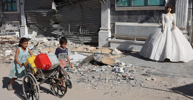 Distruzione a Gaza