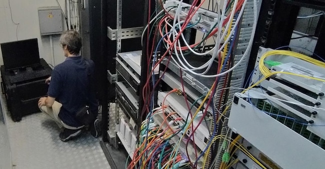 Installazione del rilevatore DAS nella sede dell azienda di telecomunicazioni Metis a Tito Scalo PZ