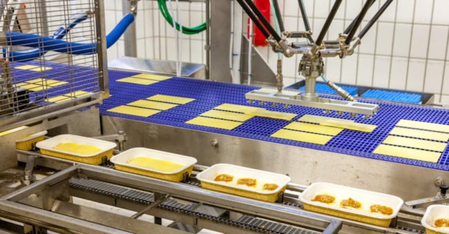 Catena di produzione delle lasagne pronte della Gastronomia Esselunga