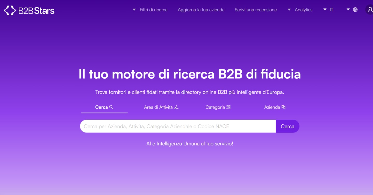 In Italia B2B Stars il motore di ricerca nato per dare visibilità alle Pmi