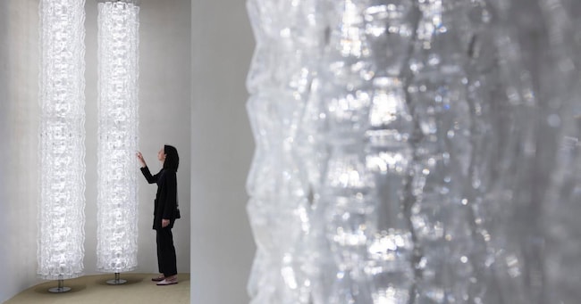 Lo stand Barovier e Toso durante l’ultima edizione di Euroluce, nel 2023