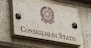 Stone plate of the Italian Consiglio di Stato