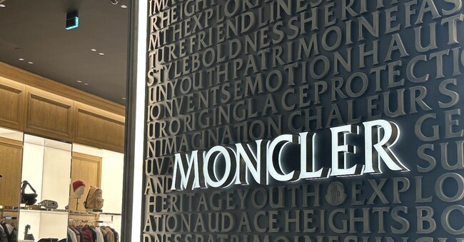 MARCHIO NEGOZIO MONCLER  DUTY FREE FIUMICINO