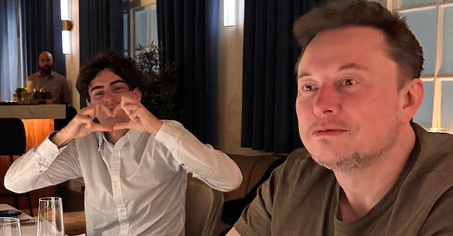 Andrea Stroppa ed Elon Musk 