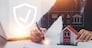 Man signature document for life insurance investment