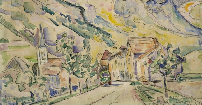 Paul Signac, Saint-Julien -en- Beauchêne 1914. Musée de Grenoble
