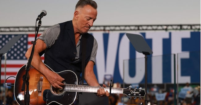 Bruce Springsteen interviene al comizio di Kamala Harris ad Atlanta, Georgia