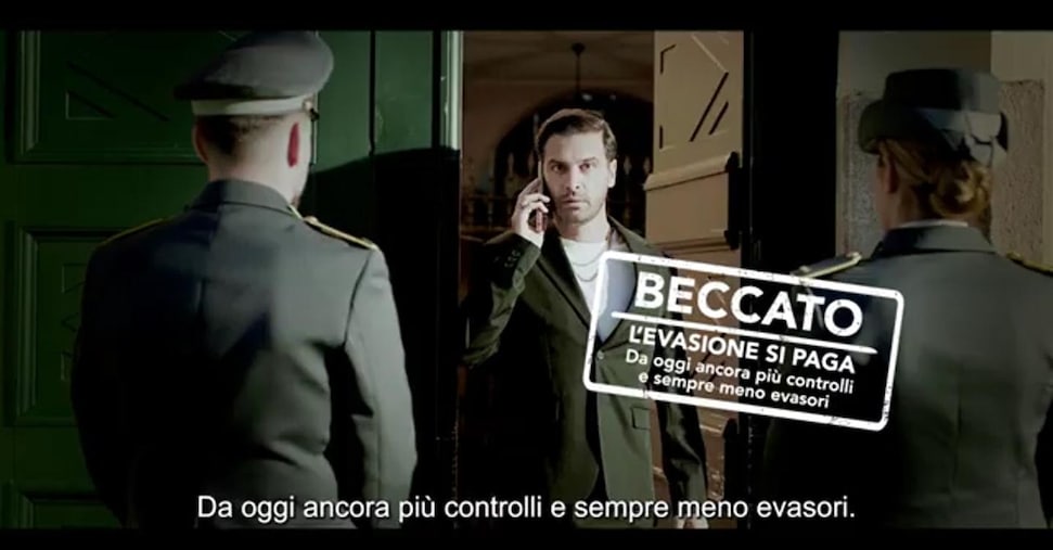 «Beccato»: il nuovo spot antievasione del governo - Il Sole 24 ORE