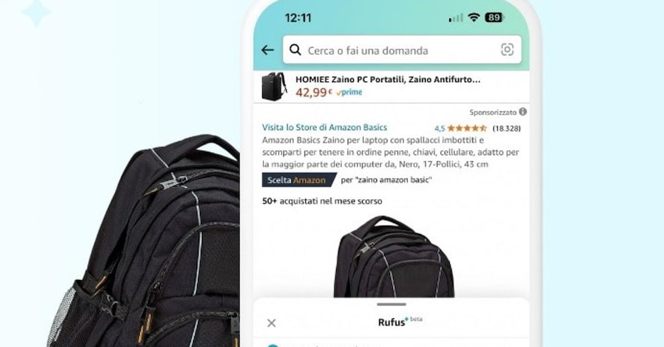 Amazon presenta Rufus: il chatbot che ci aiuta negli acquisti