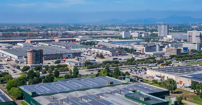 La zona industriale di Padova